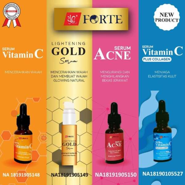 ( PAKET LENGKAP 4 SERUM FORTE ) ( Serum ...