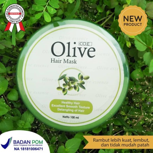 HAIR MASK OLIVE BPOM / OLIVE hair mask -...