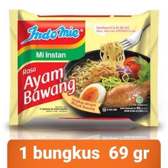 (1 bungkus) Indomie Kuah / Rebus Ayam Ba...