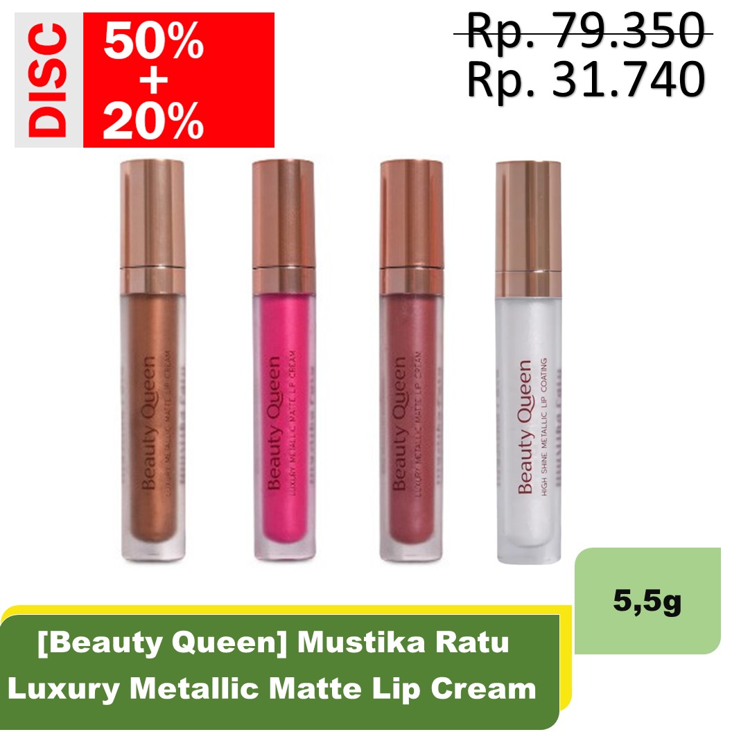 [Beauty Queen] Luxury Metallic Matte Lip...