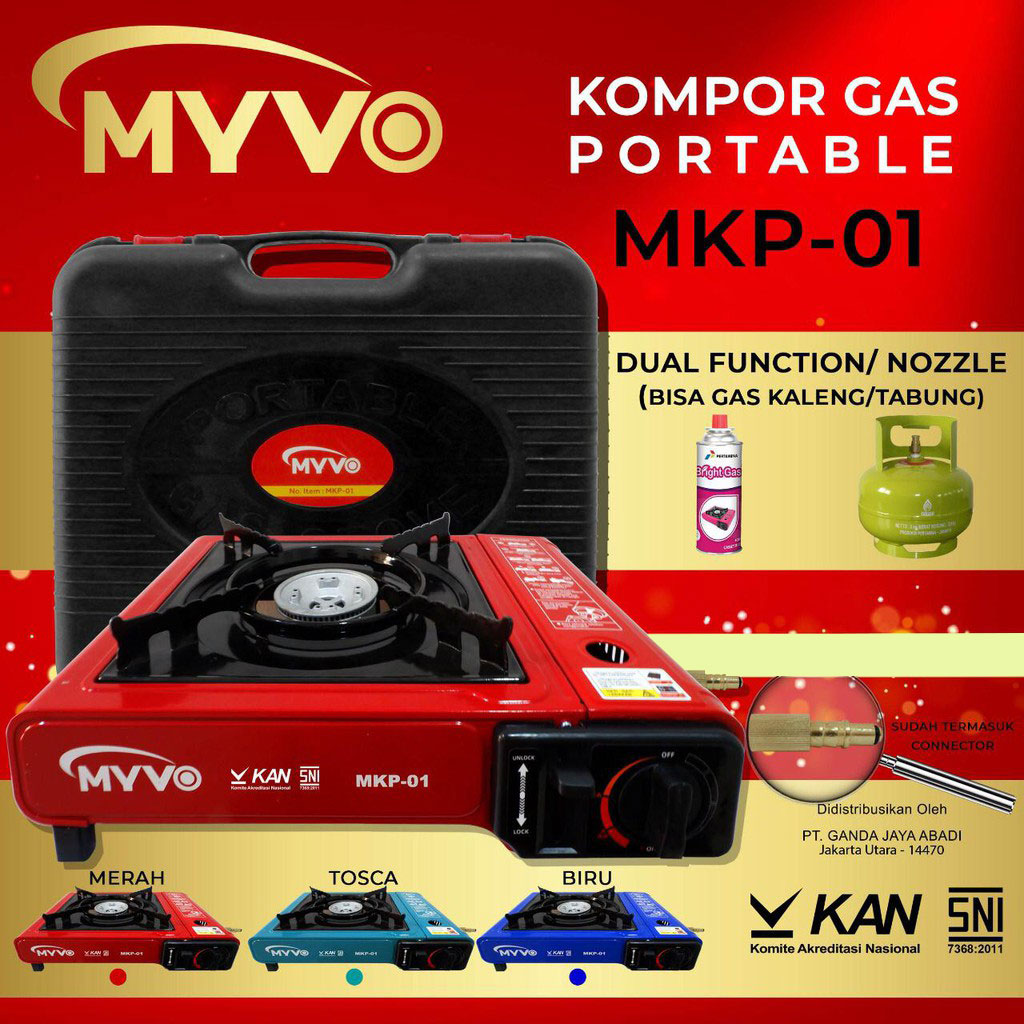 Myvo Kompor Gas Portable 2 in 1 - MKP01 ...