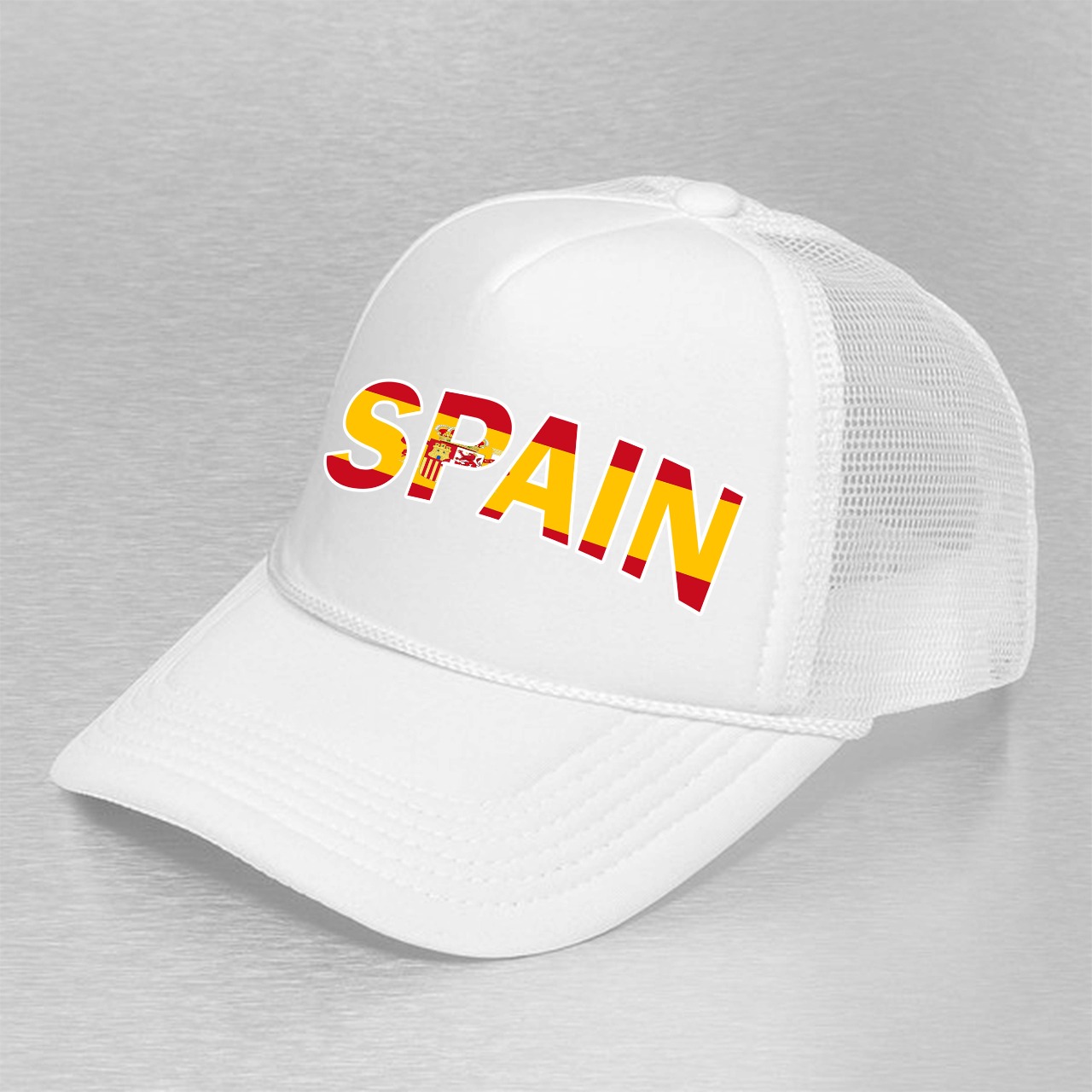 Topi SPAIN FC Piala DUnia Qatar 2022 Sna...