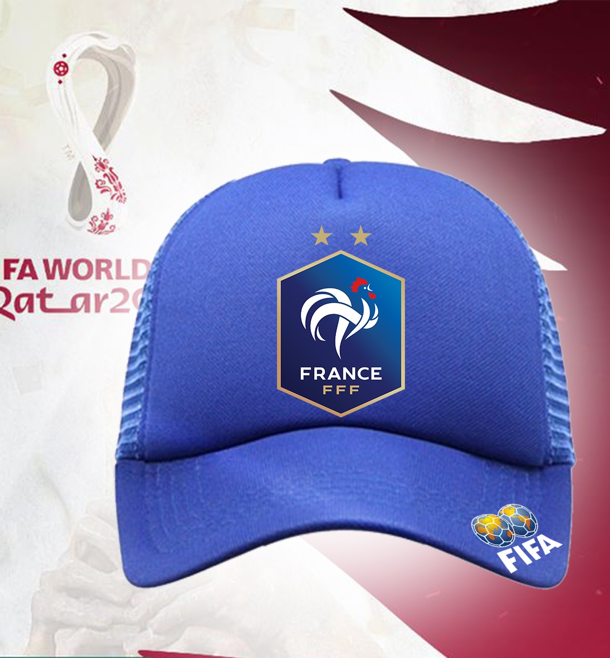 Topi FRANCE FC Piala Dunia Qatar 2022 Sn...