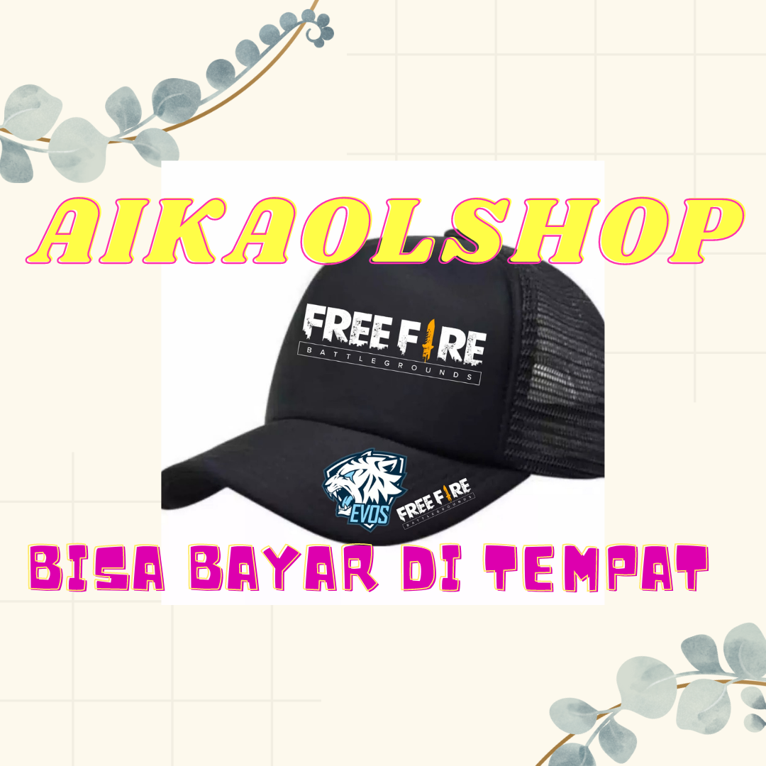 Topi Trucker FREEFIRE / Topi Gamers/ Top...