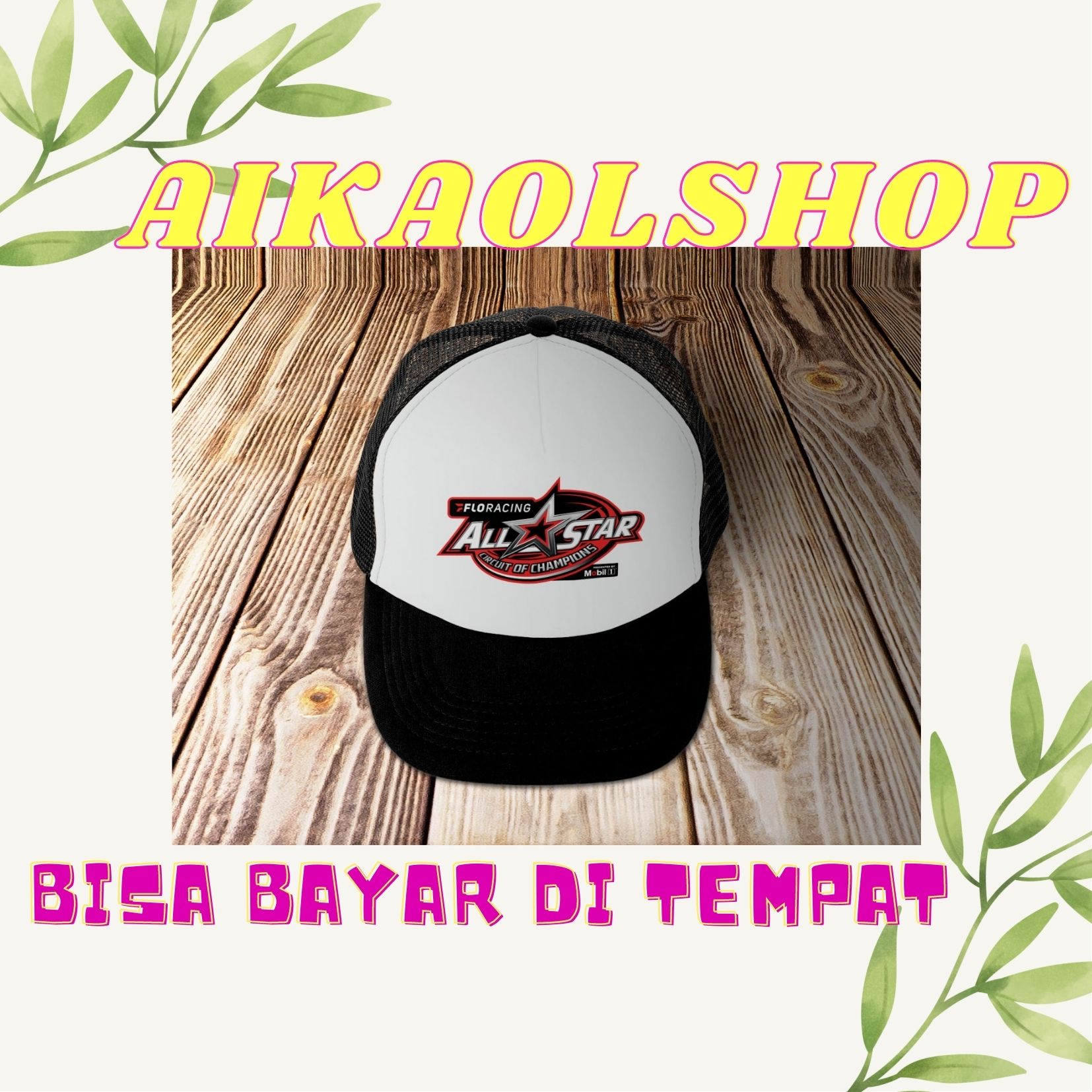 Snapback Topi Trucker Jaring All St4rs C...