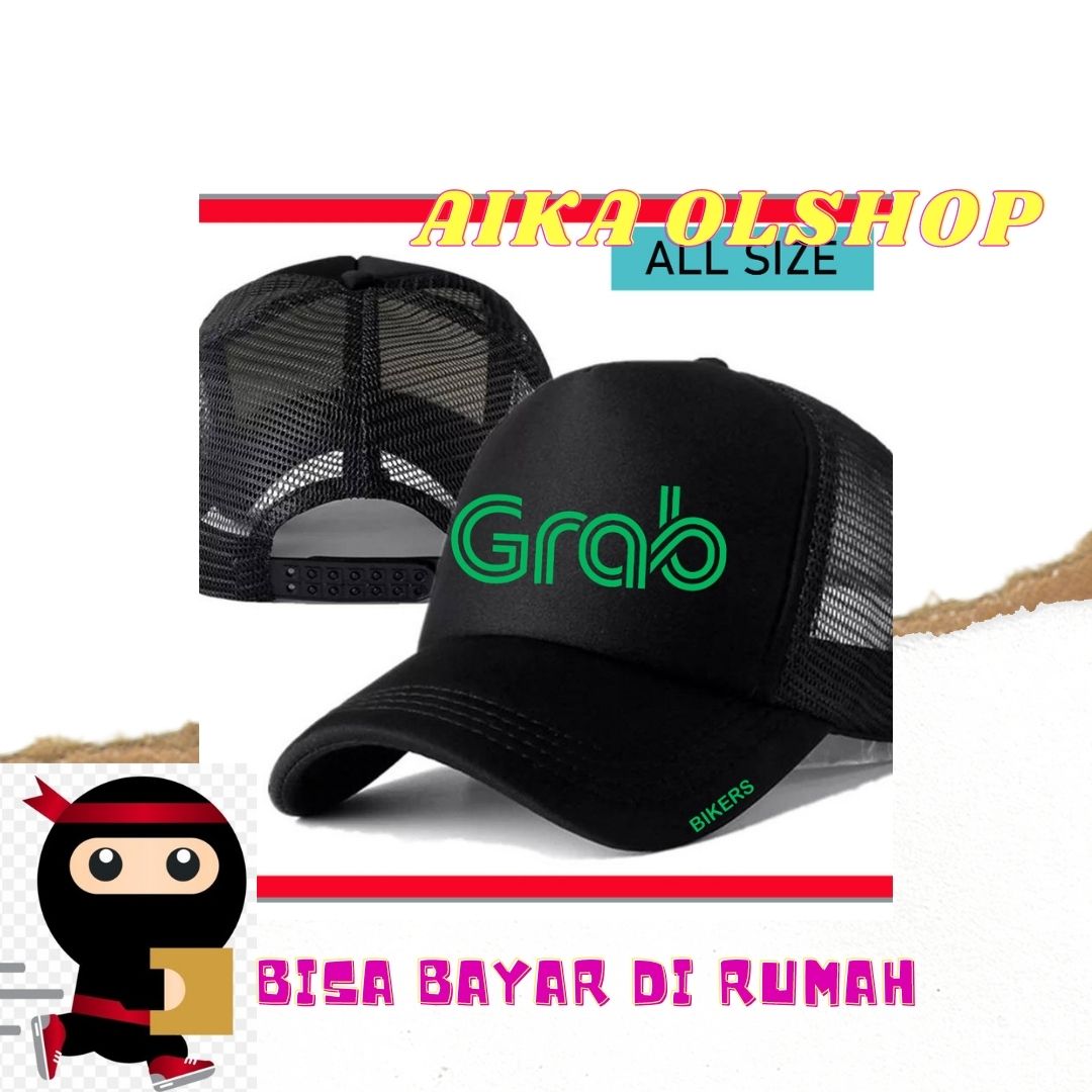 Snapback Topi Trucker Jaring Dewasa Desi...