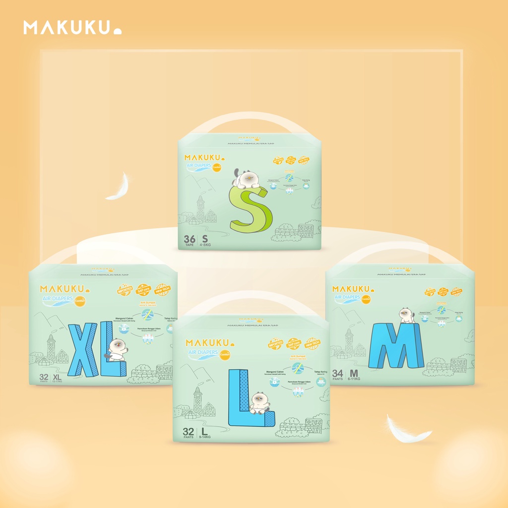 MAKUKU Air Diapers Comfort+ Pants L32 / ...