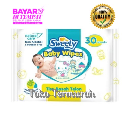 Sweety Baby Wipes 30 sheet / Tisu basah ...