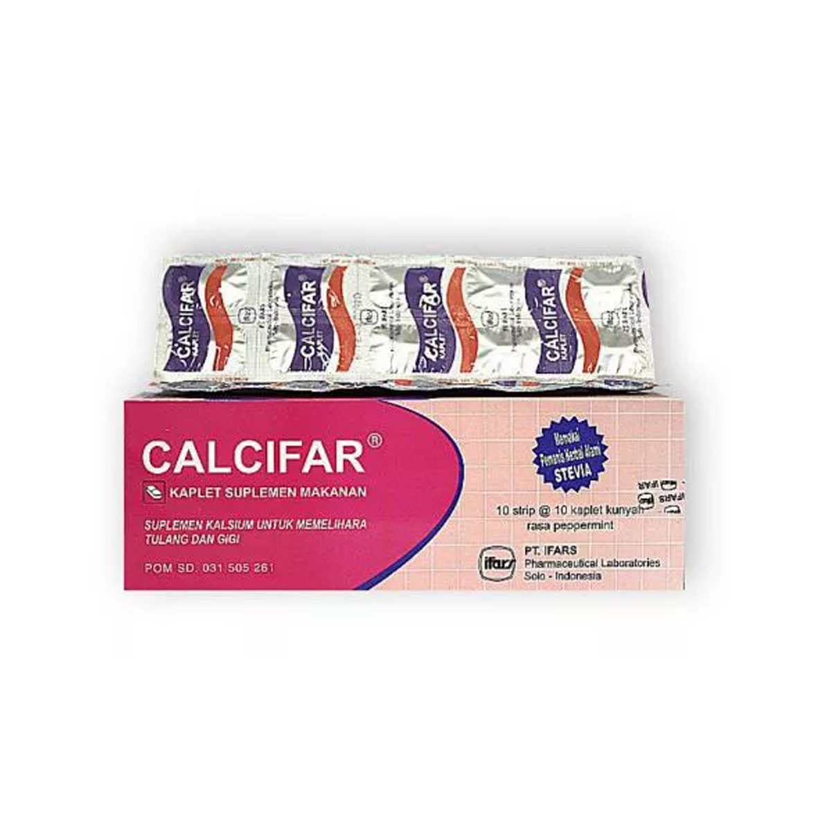 calcifar tablet isi 10 lembar (box)